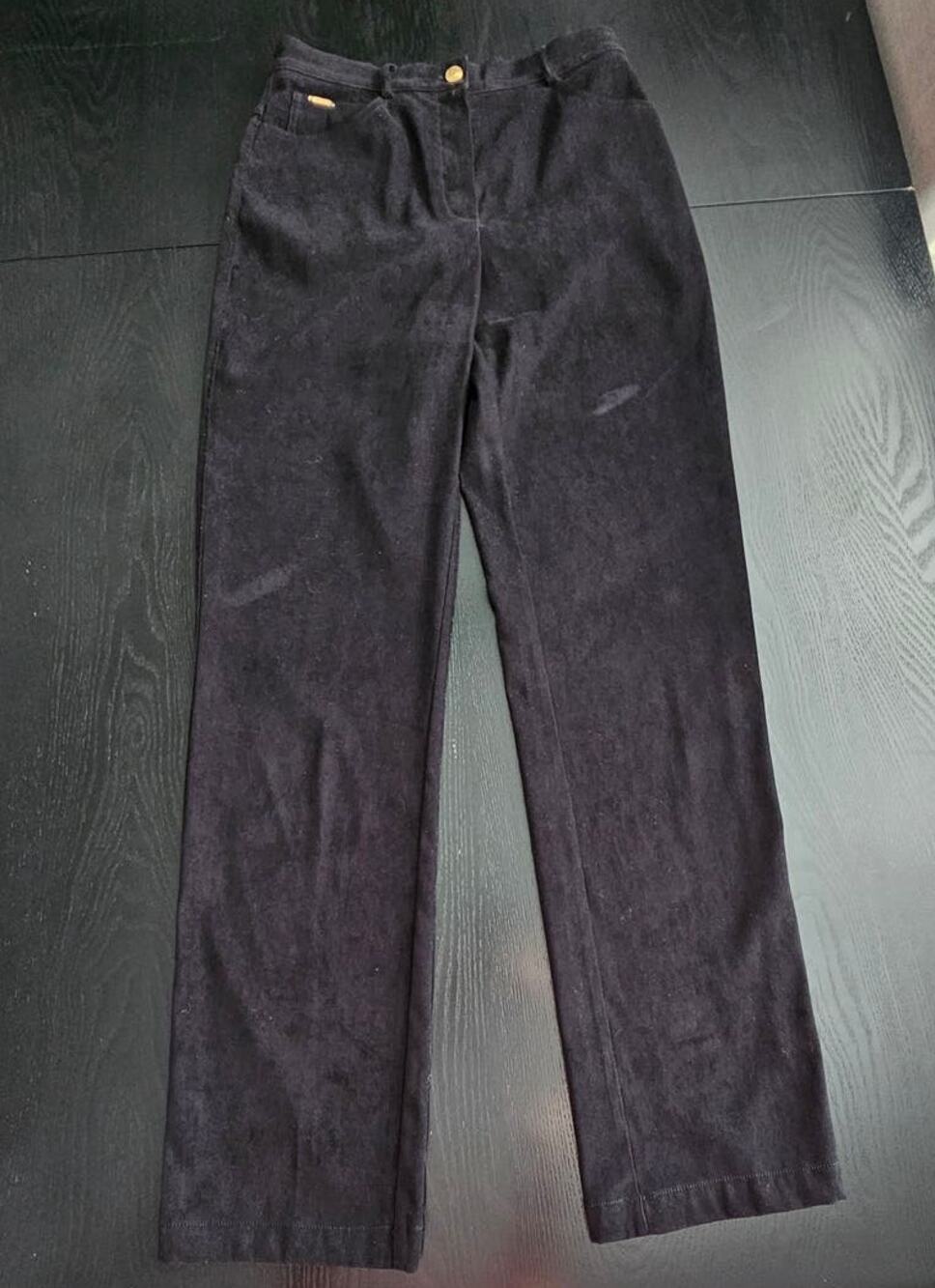 ST. JOHN SPORT Women's Casual Chic Black High Rise Straight Leg Pants 8